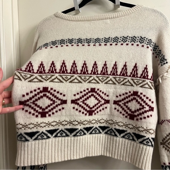 Intermix Wool Cashmere Sweater Medium - Picture 8 of 11